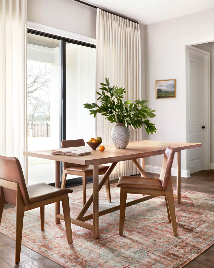 Heidi Rug 01 | Terracotta / Aqua