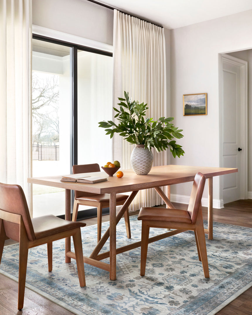 Heidi Rug 04 | Ivory / Ocean