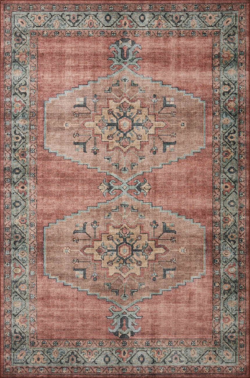 Heidi Rug 05 | Spice / Aqua
