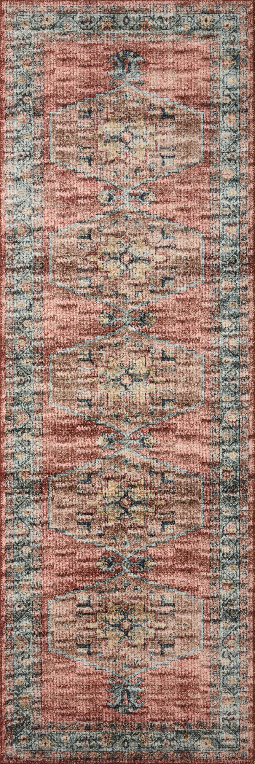 Heidi Rug 05 | Spice / Aqua