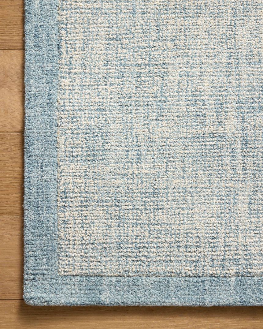 Henley Rug 01 | Ivory / Blue