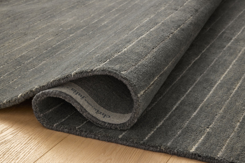 Henry Rug 01 | Charcoal / Ivory