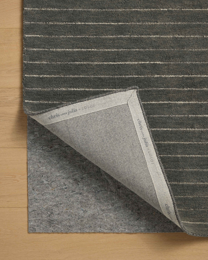 Henry Rug 01 | Charcoal / Ivory