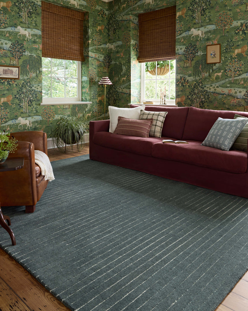 Henry Rug 01 | Denim / Ivory