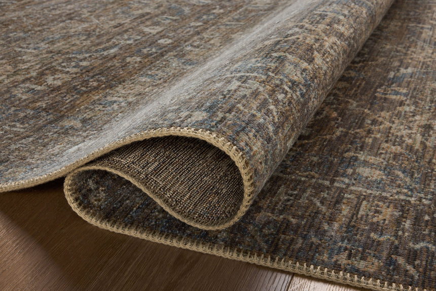 Heritage Rug 14 | Lagoon / Tobacco