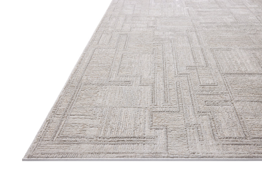 Hollis Rug 01 | Grey / Ivory