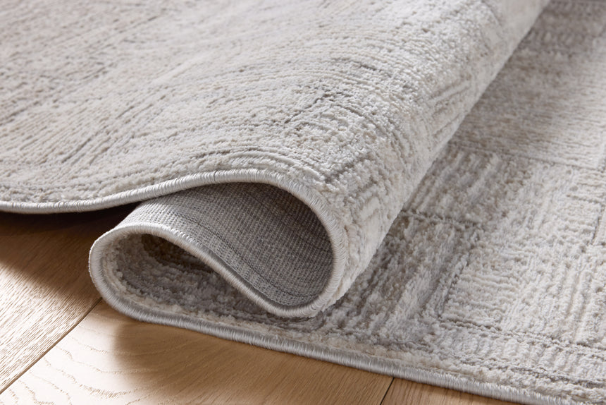 Hollis Rug 01 | Grey / Ivory