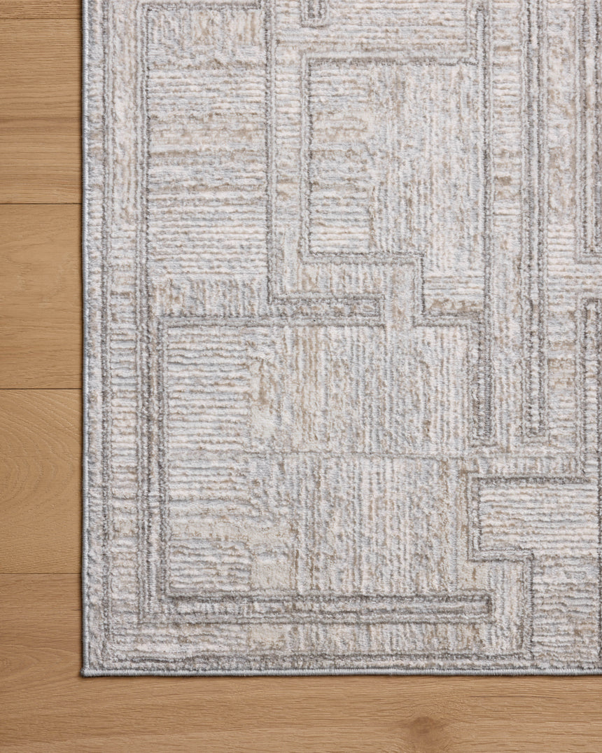 Hollis Rug 01 | Grey / Ivory