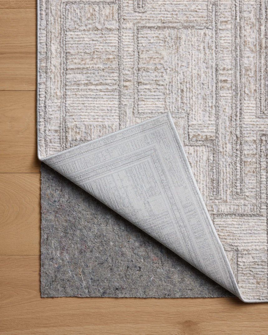 Hollis Rug 01 | Grey / Ivory