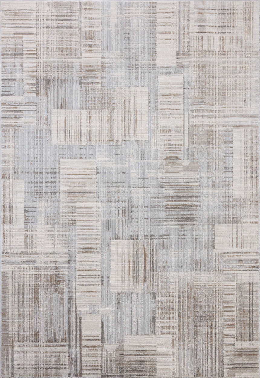 Hollis Rug 02 | Pebble / Ivory