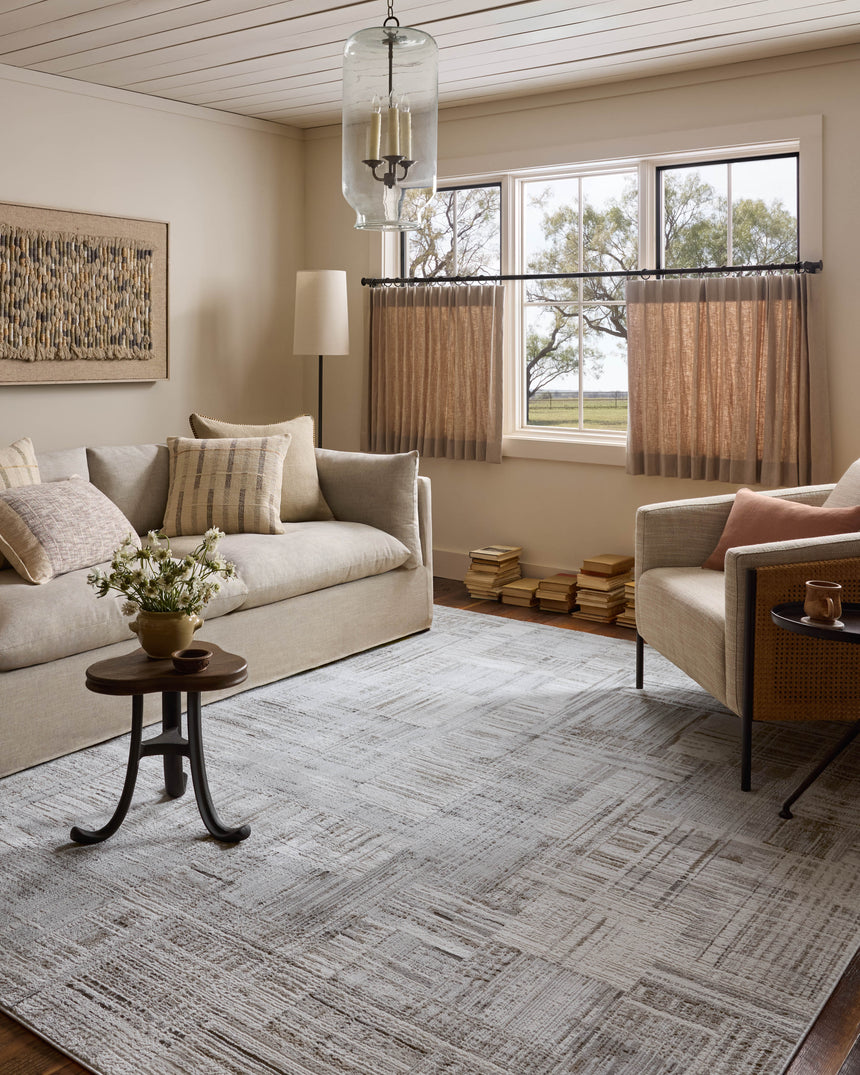 Hollis Rug 02 | Pebble / Ivory