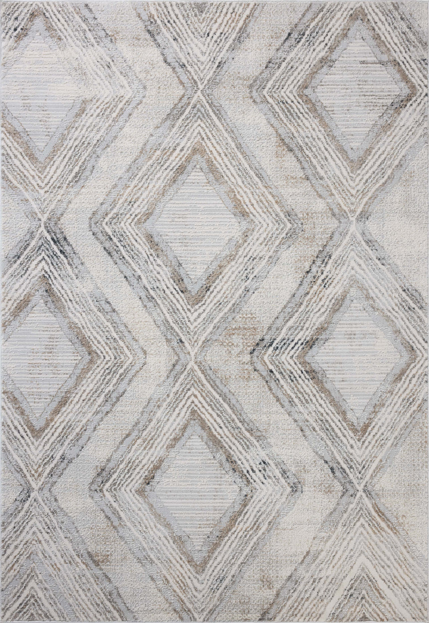 Hollis Rug 05 | Mist / Natural