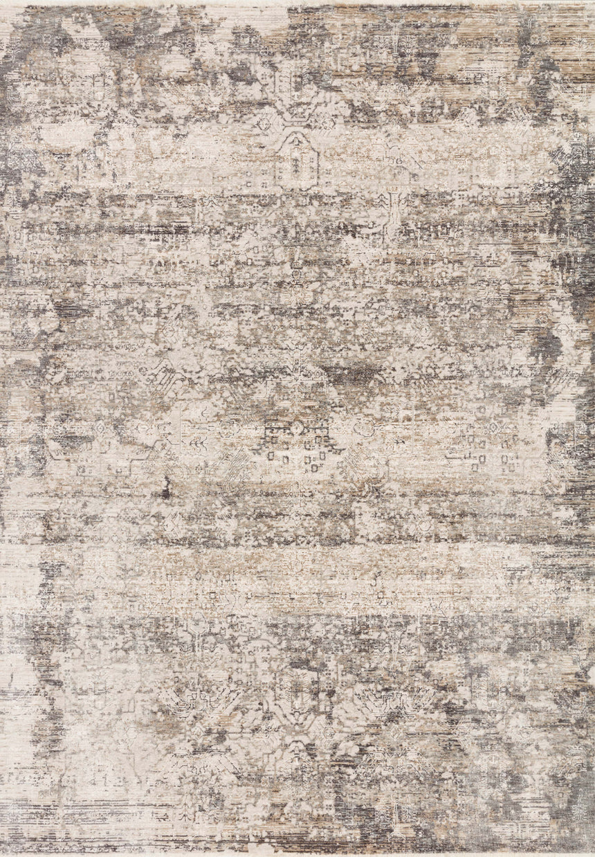 Homage Rug 01 | Graphite / Beige