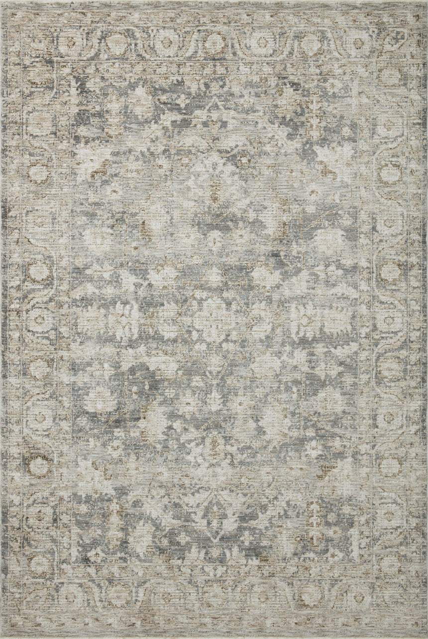 Honora Rug 02 | Slate / Beige