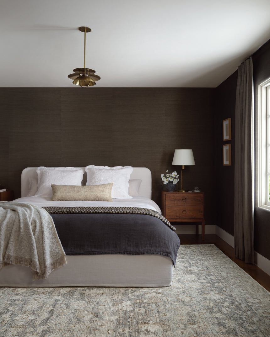 Honora Rug 02 | Slate / Beige