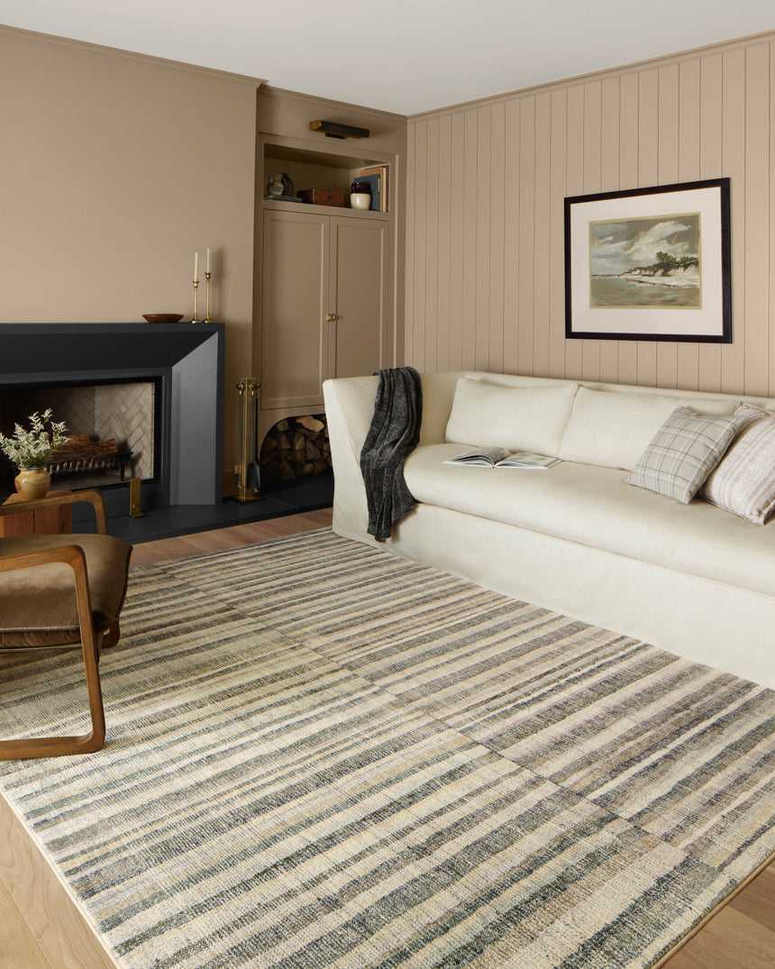 Humphrey Rug 01 | Natural / Moss