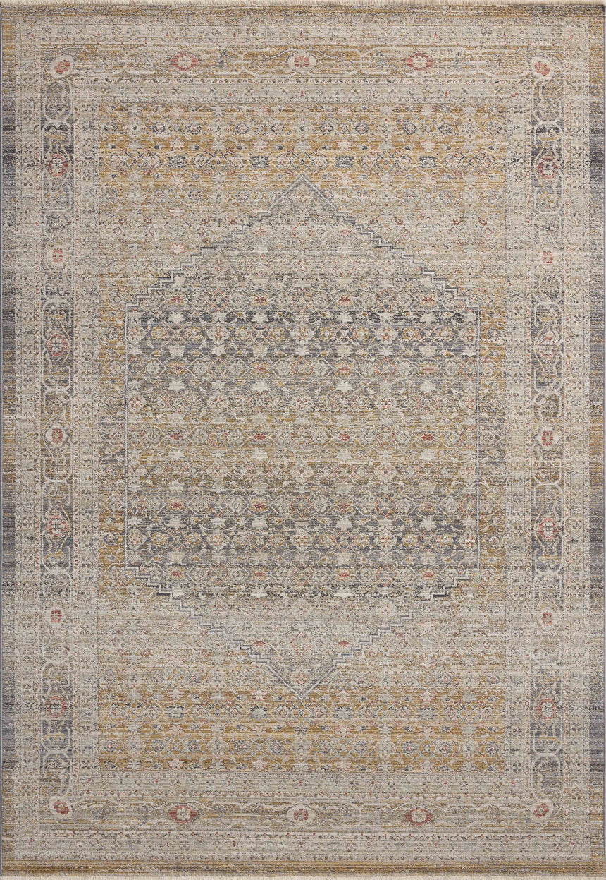 Ida Rug 02 | Stone / Gold