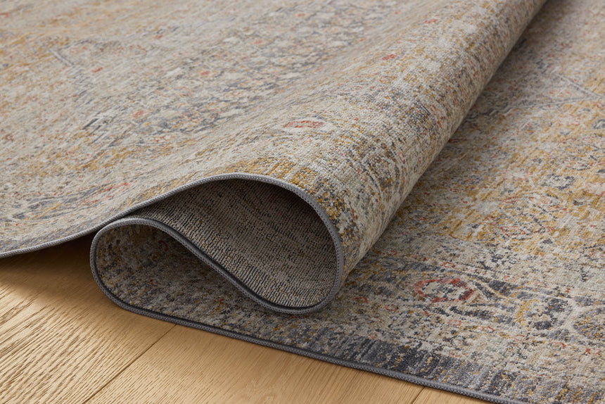 Ida Rug 02 | Stone / Gold