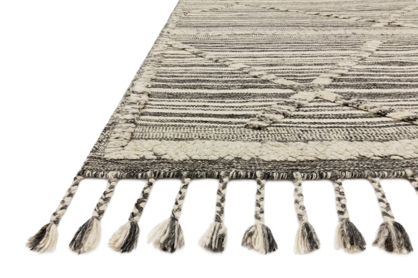 Iman Rug 01 | Ivory / Charcoal
