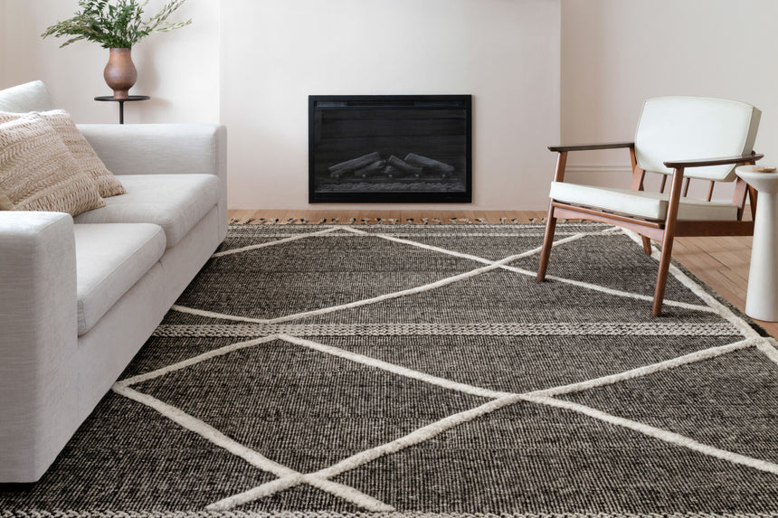 Iman Rug 02 | Beige / Charcoal