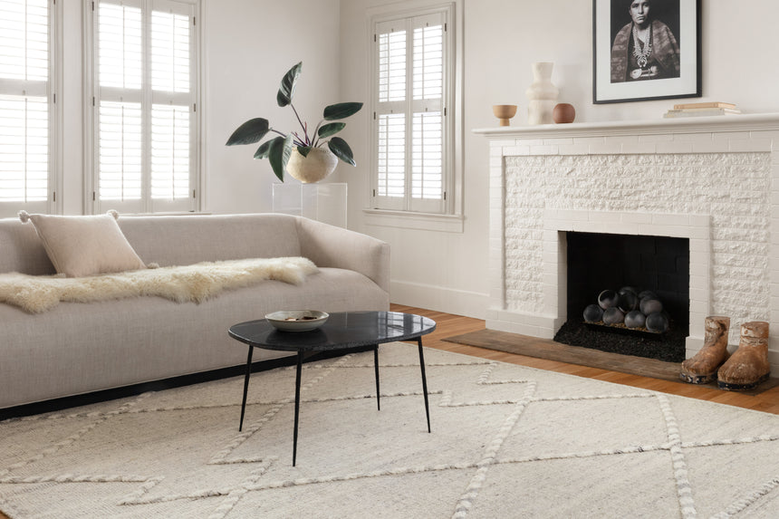 Iman Rug 03 | Ivory / Lt. Grey