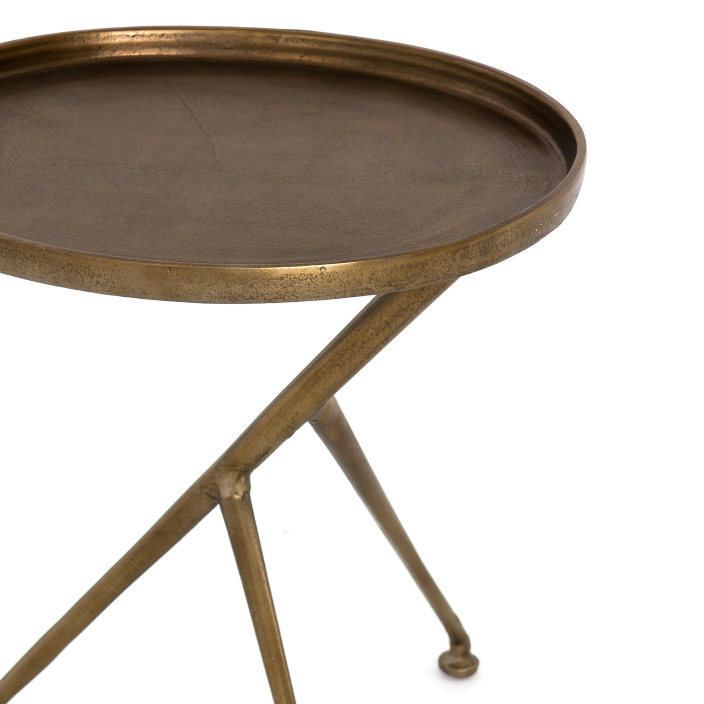 Raw Antique Brass | Schmidt Accent Table | Valley Ridge Furniture