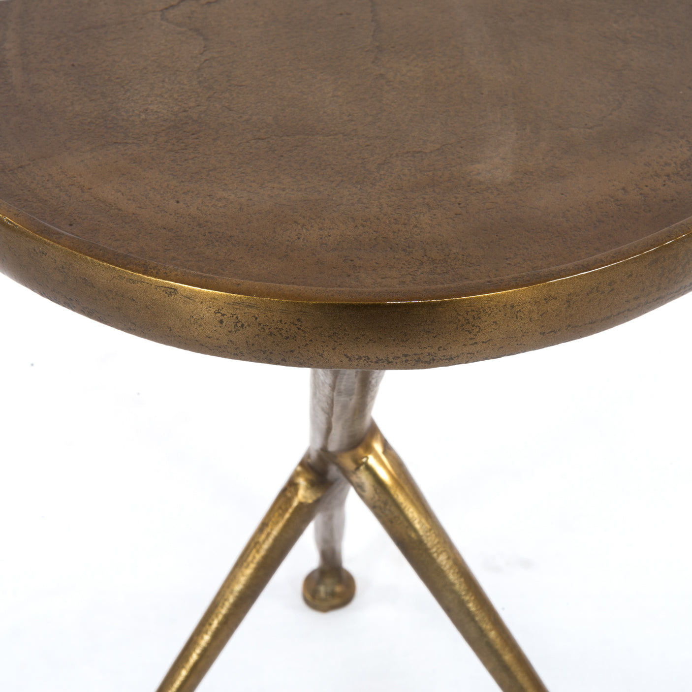 Raw Antique Brass | Schmidt Accent Table | Valley Ridge Furniture