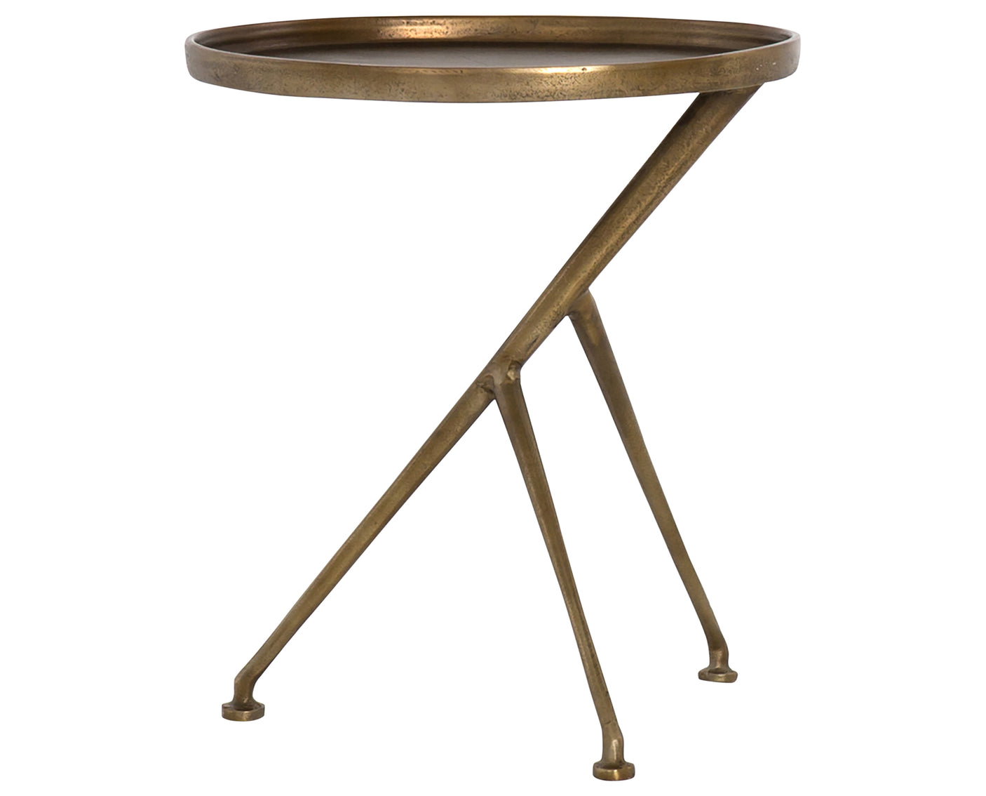Raw Antique Brass | Schmidt Accent Table | Valley Ridge Furniture