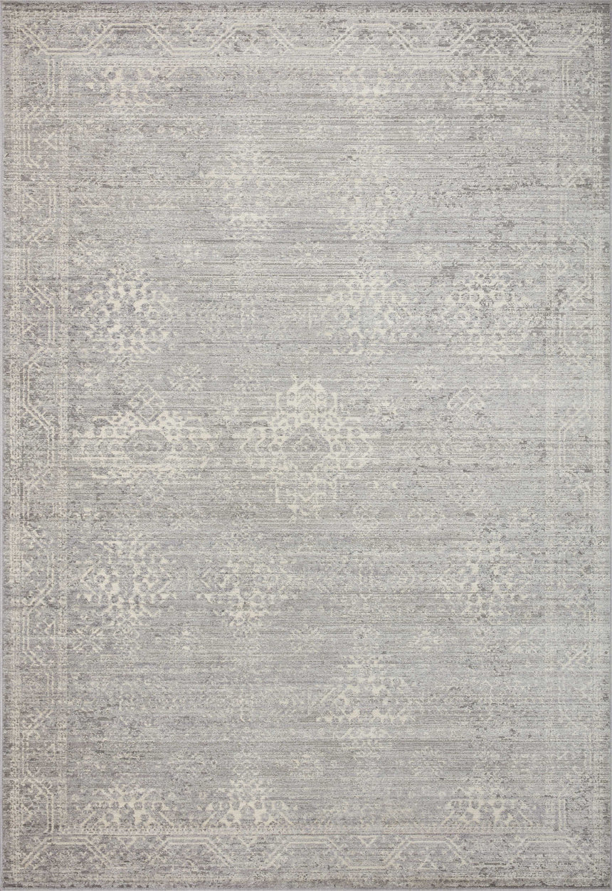 Indra Rug 02 | Silver / Ivory