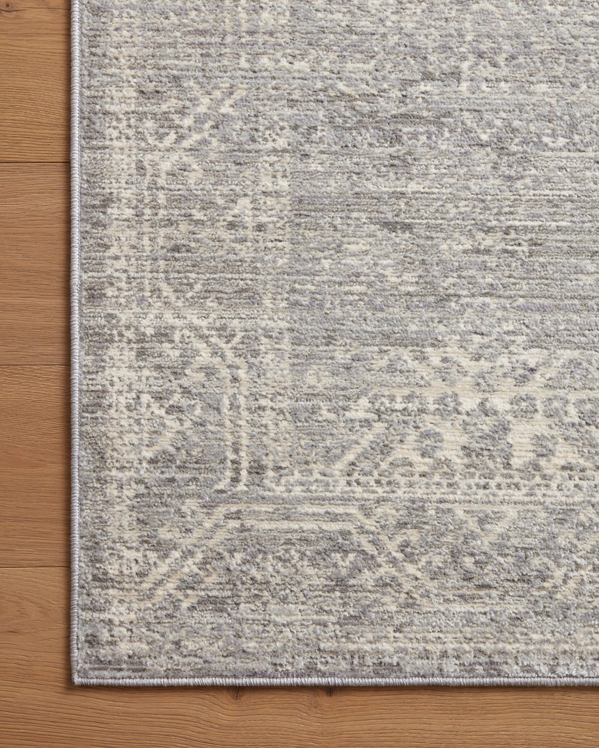 Indra Rug 02 | Silver / Ivory