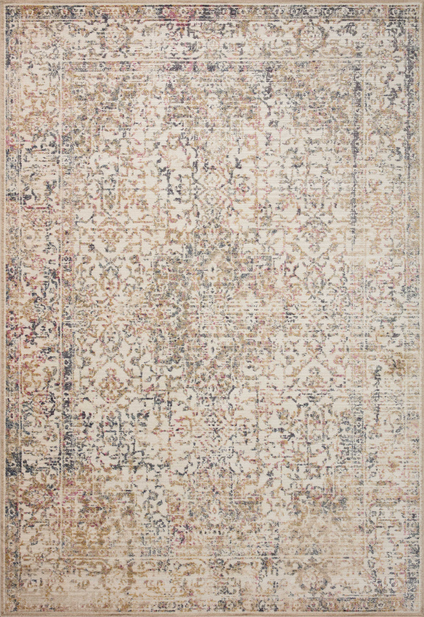 Indra Rug 05 | Ivory / Multi