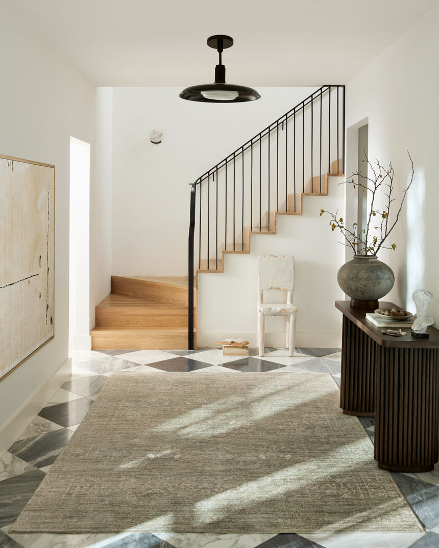 Indra Rug 06 | Sage / Natural