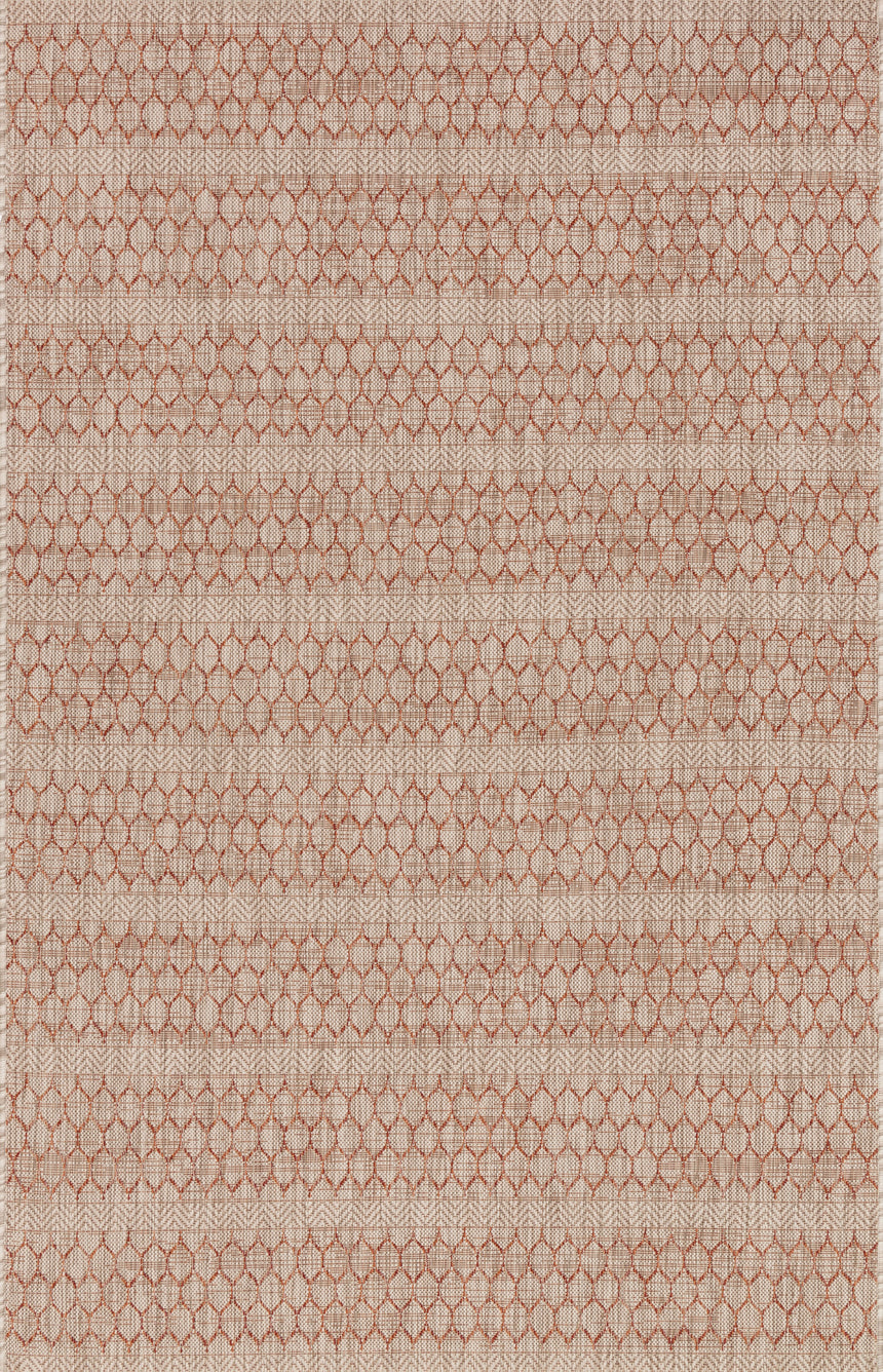 Isle Rug 01 | Beige / Rust