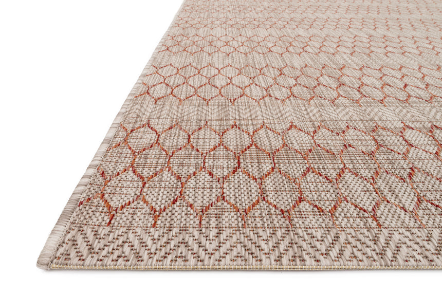 Isle Rug 01 | Beige / Rust