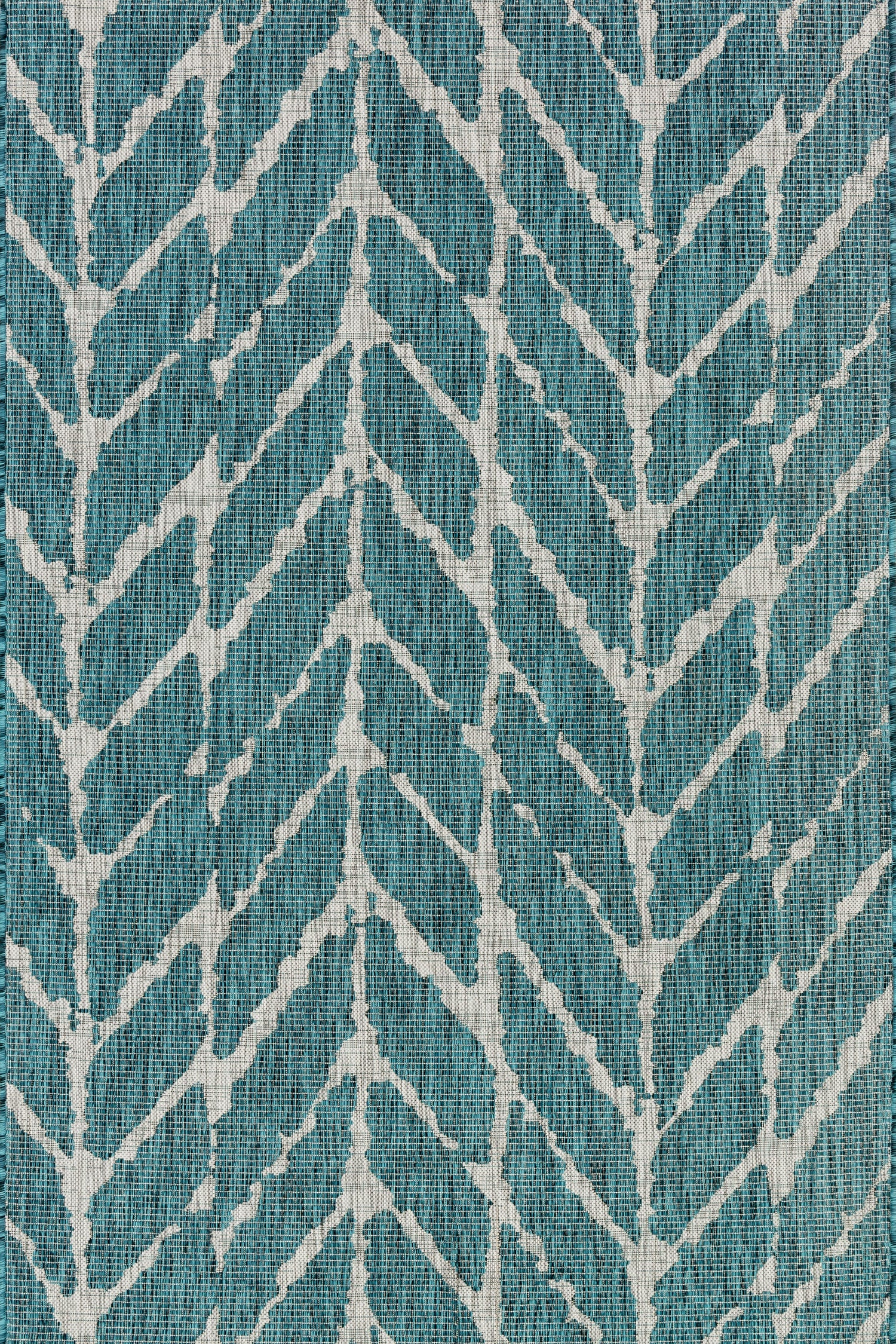 Isle Rug 02 | Teal / Grey