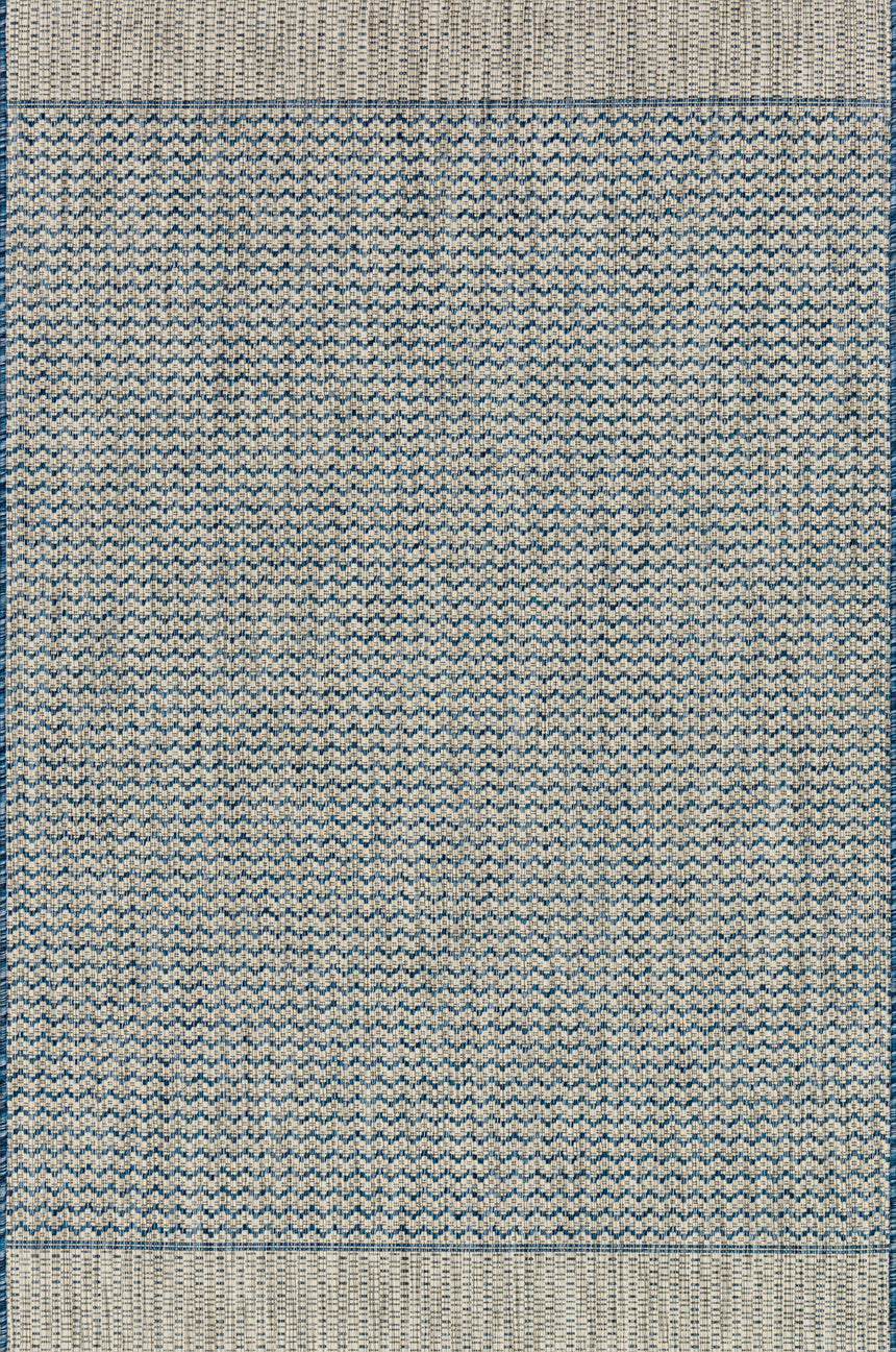 Isle Rug 03 | Grey / Blue