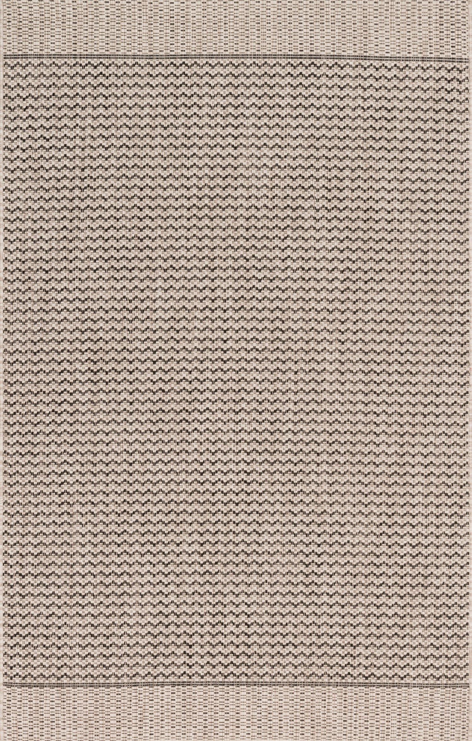 Isle Rug 03 | Grey / Black