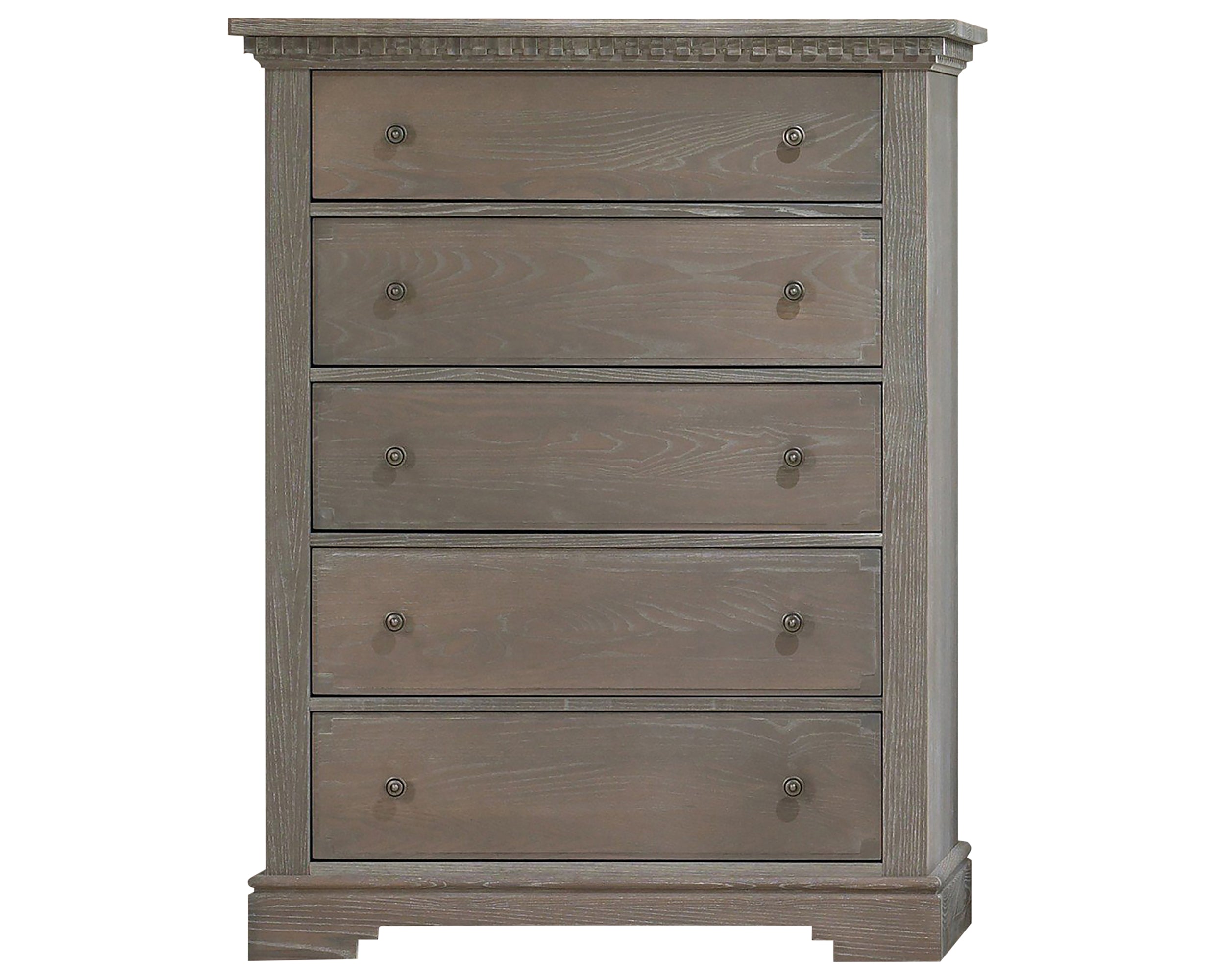 Owl Brushed Oak | Ithaca 5 Drawer Dresser | Valley Ridge Furniture