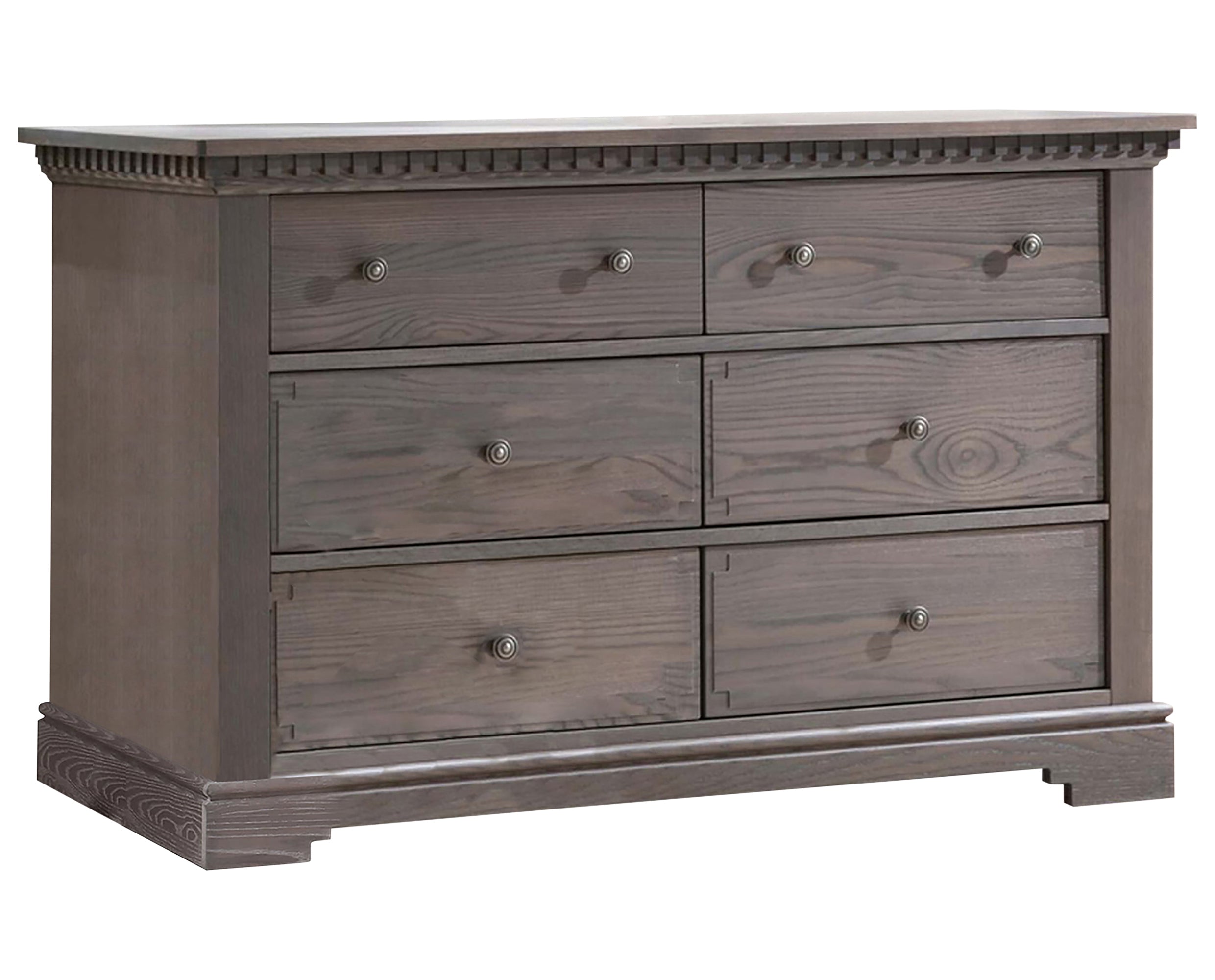 Grigio Brushed Oak | Ithaca Double Dresser | Valley Ridge Furniture