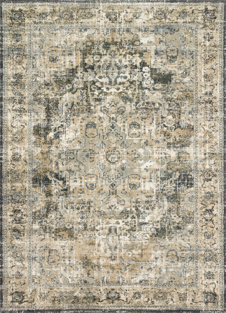 James Rug 03 | Natural / Fog