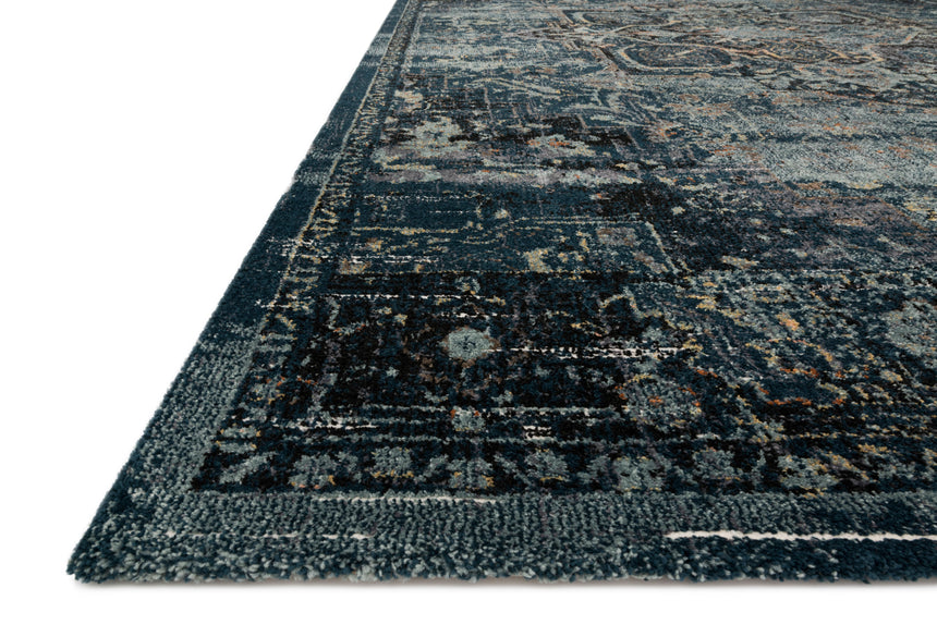 James Rug 05 | Ocean / Onyx