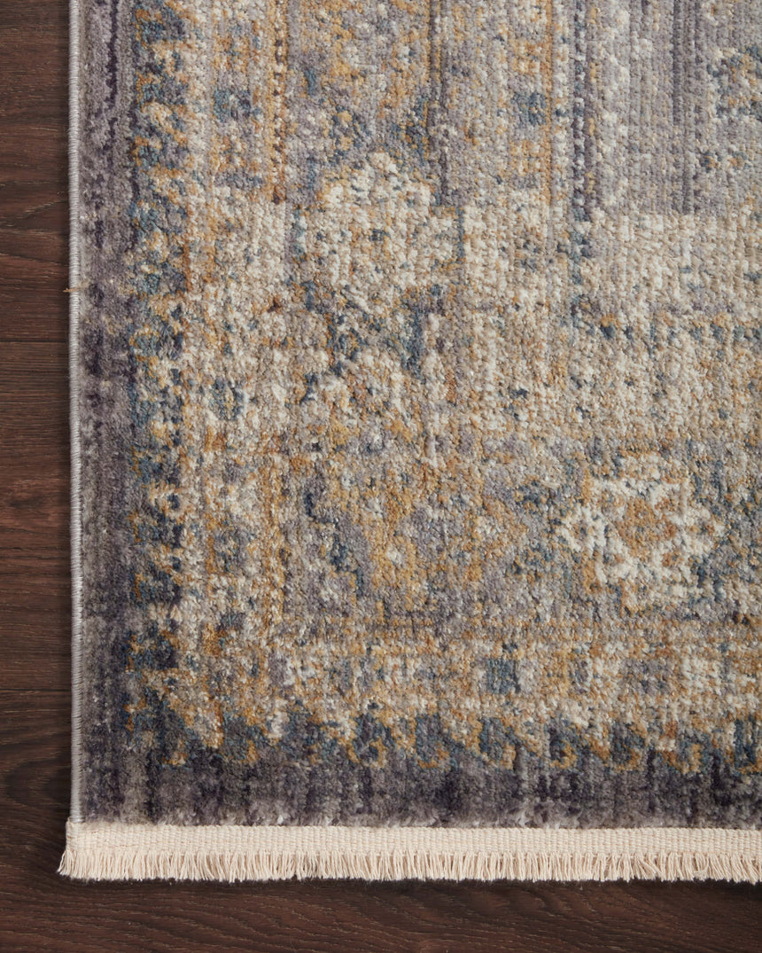 Janey Rug 02 | Slate / Gold