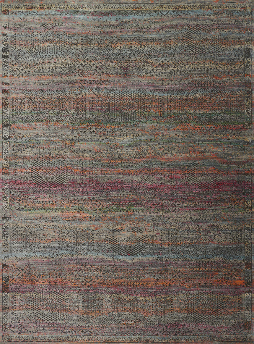 Javari Rug 02 | Charcoal / Sunset