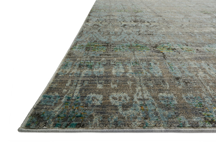 Javari Rug 07 | Steel / Lagoon