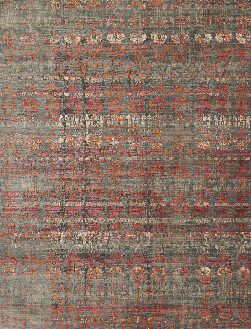 Javari Rug 07 | Steel / Sunrise