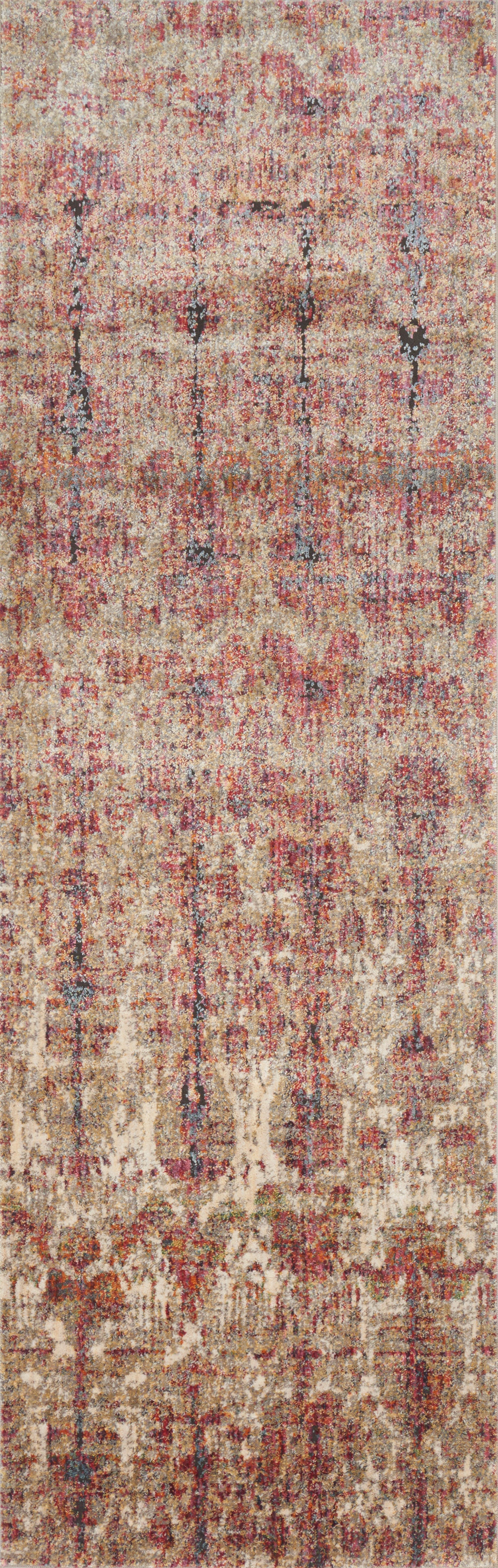 Javari Rug 10 | Drizzle / Berry
