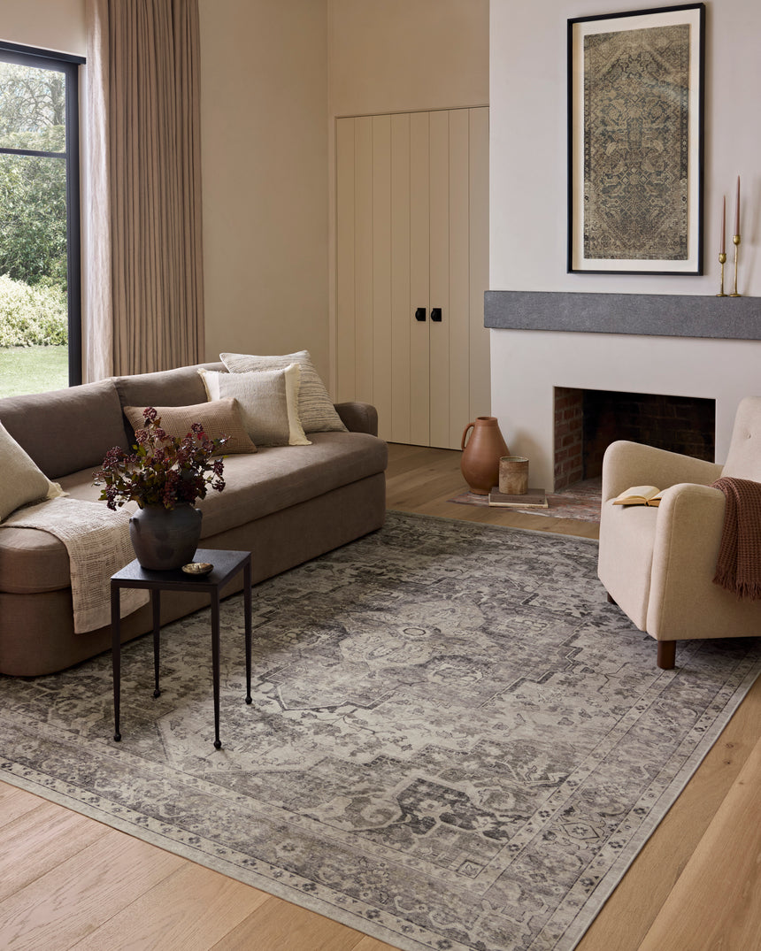 Josie Rug 03 | Silver / Natural