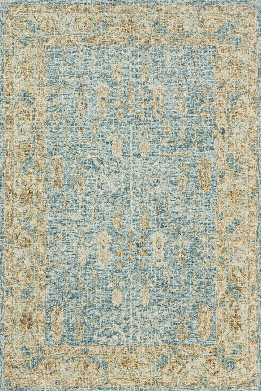 Julian Rug 05 | Blue / Gold