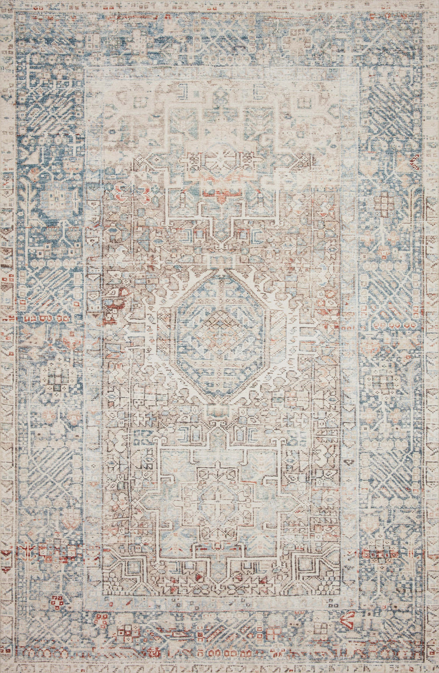 Jules Rug 07 | Natural / Ocean