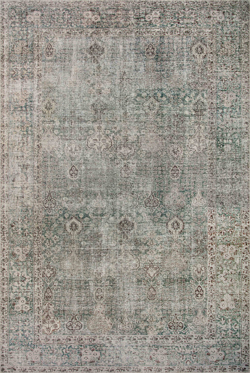 Jules Rug 08 | Emerald / Antique Ivory